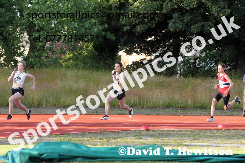 200 metres, 2021 North East Grand Prix No.4, Monkton, Wednesday, June 30th. Photo: David T. Hewitson/Sports for All Pics